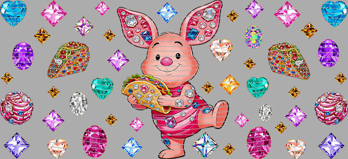 16oz Disney style-D-1378